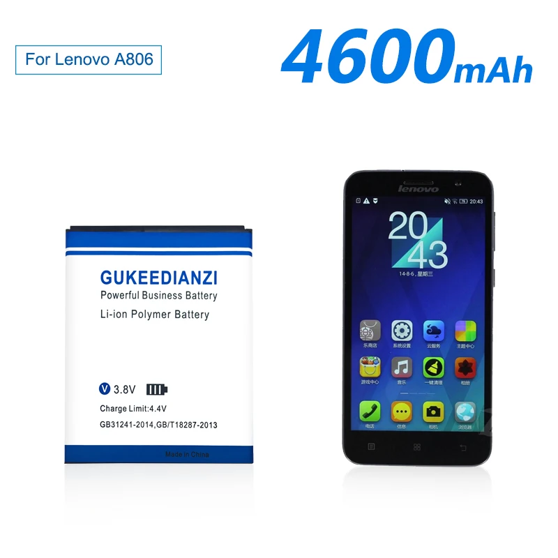 GUKEEDIANZI 4600mAh BL229 Сменный аккумулятор для Lenovo A8 A 8 A806 A808T 806 808T перезаряжаемый литий