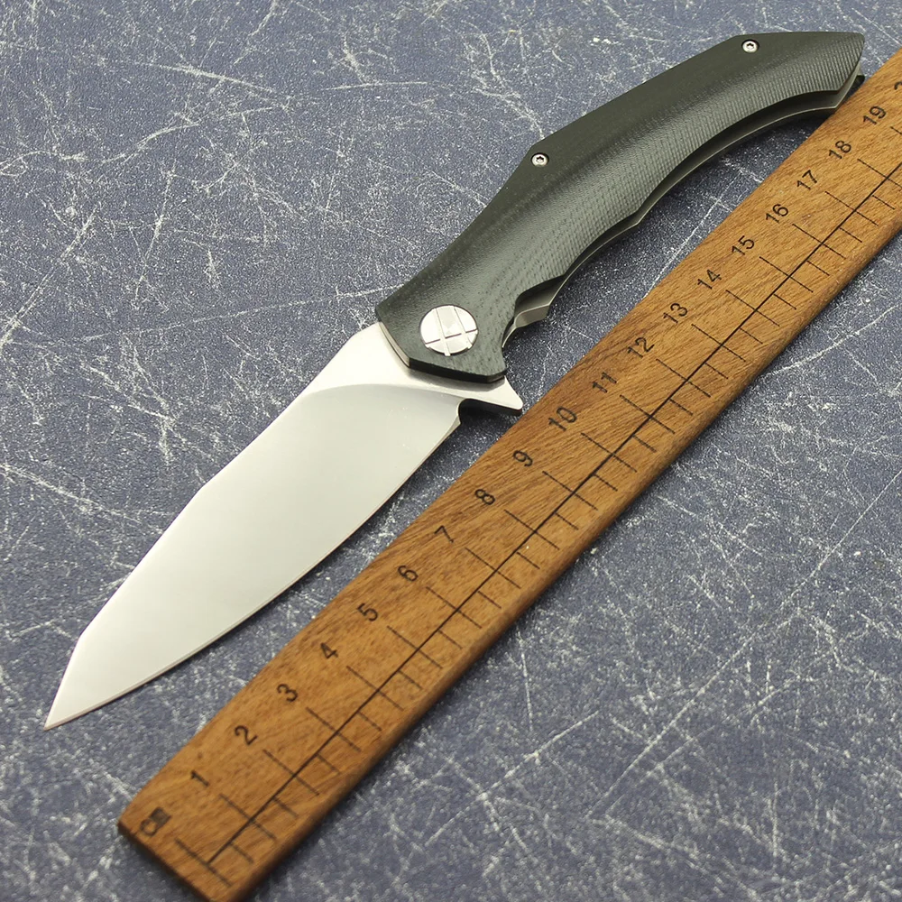 Изготовленный На Заказ Складной D2 лезвие Сталь G10 Ручка для отдыха на открытом