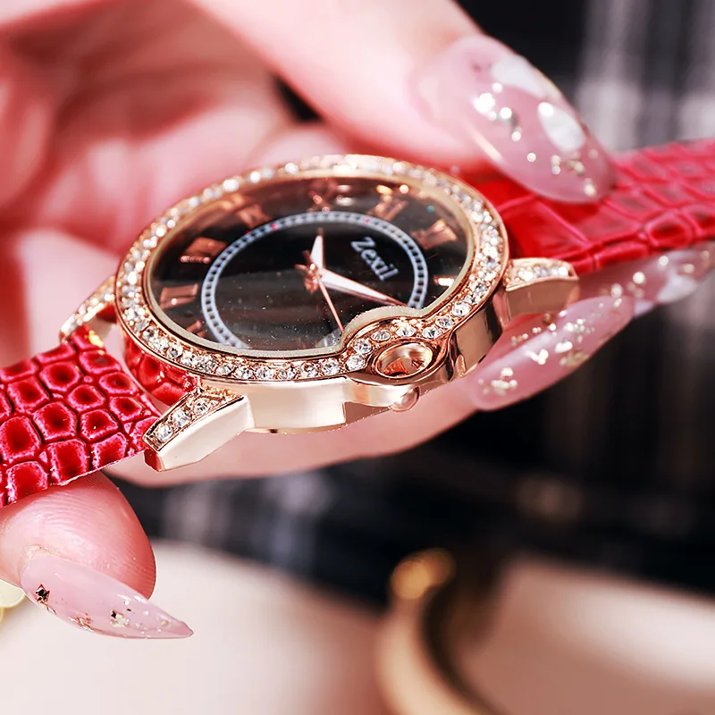 

Fashion Simple Starry Sky All-match Ladies Wrist Watch Women Watches Quartz Leather Relogio Feminino Wristwatch WomenS Watchs