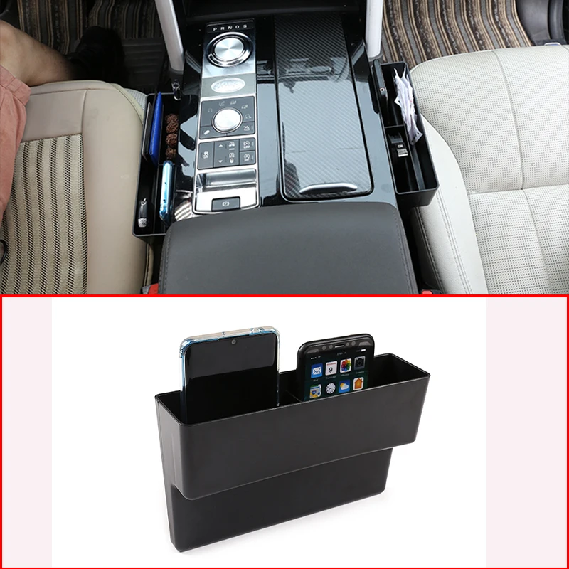 

Автомобильный ящик для хранения, универсальный для Mercedes-Benz Land Rover для BMW, карманный органайзер, держатели для телефона