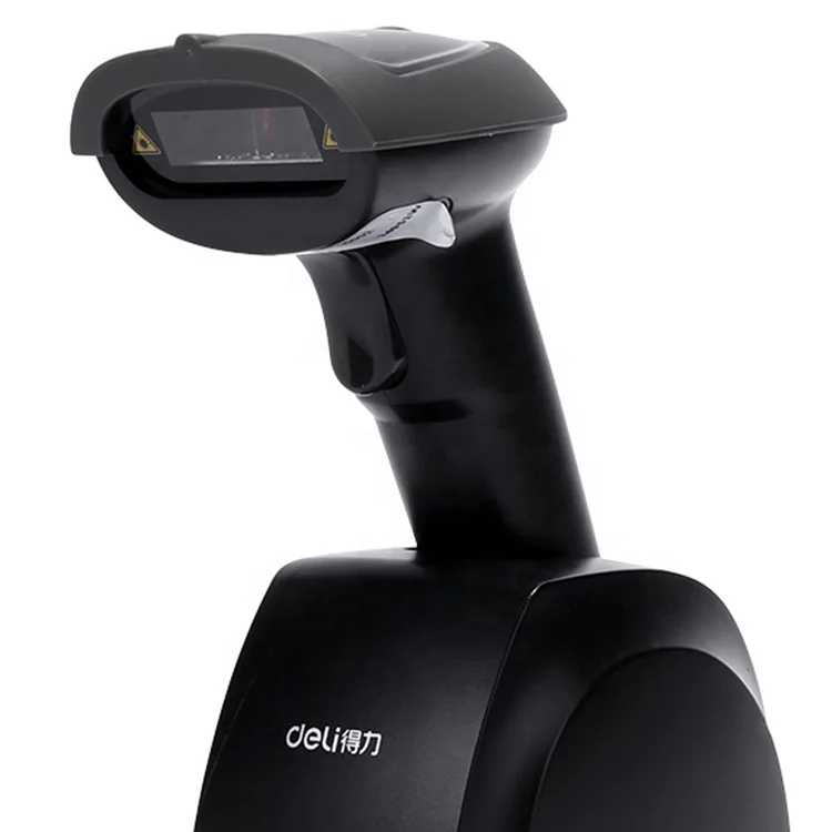 

Cheap Handheld 1D Laser Supermarket Wireless Barcode Scanner With The Base