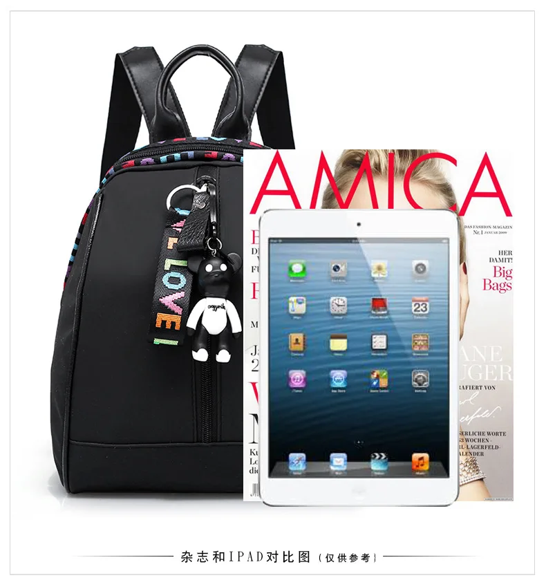 Мини рюкзак женская нейлоновая сумка через плечо для девочек Детский