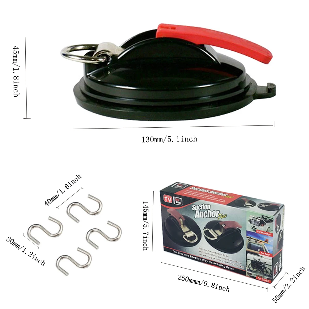 Vacuum Suction Cup Car Accessories Camping Tent Tarp Anchor Car Side Awning Outdoor Camper Gear Tool Camping Accessories New