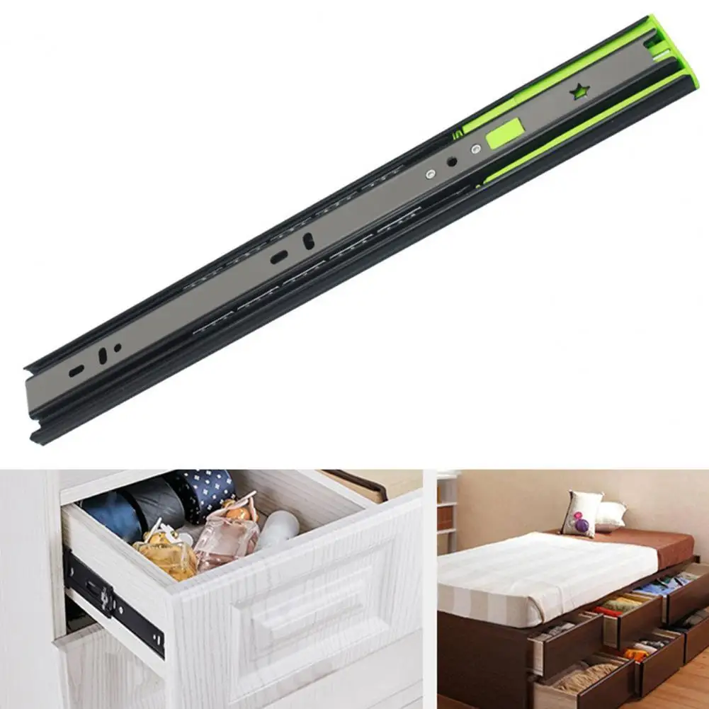 Выдвижной ящик бесшумный сверхмощный полноразмерный выдвижной 3-складной мягкий