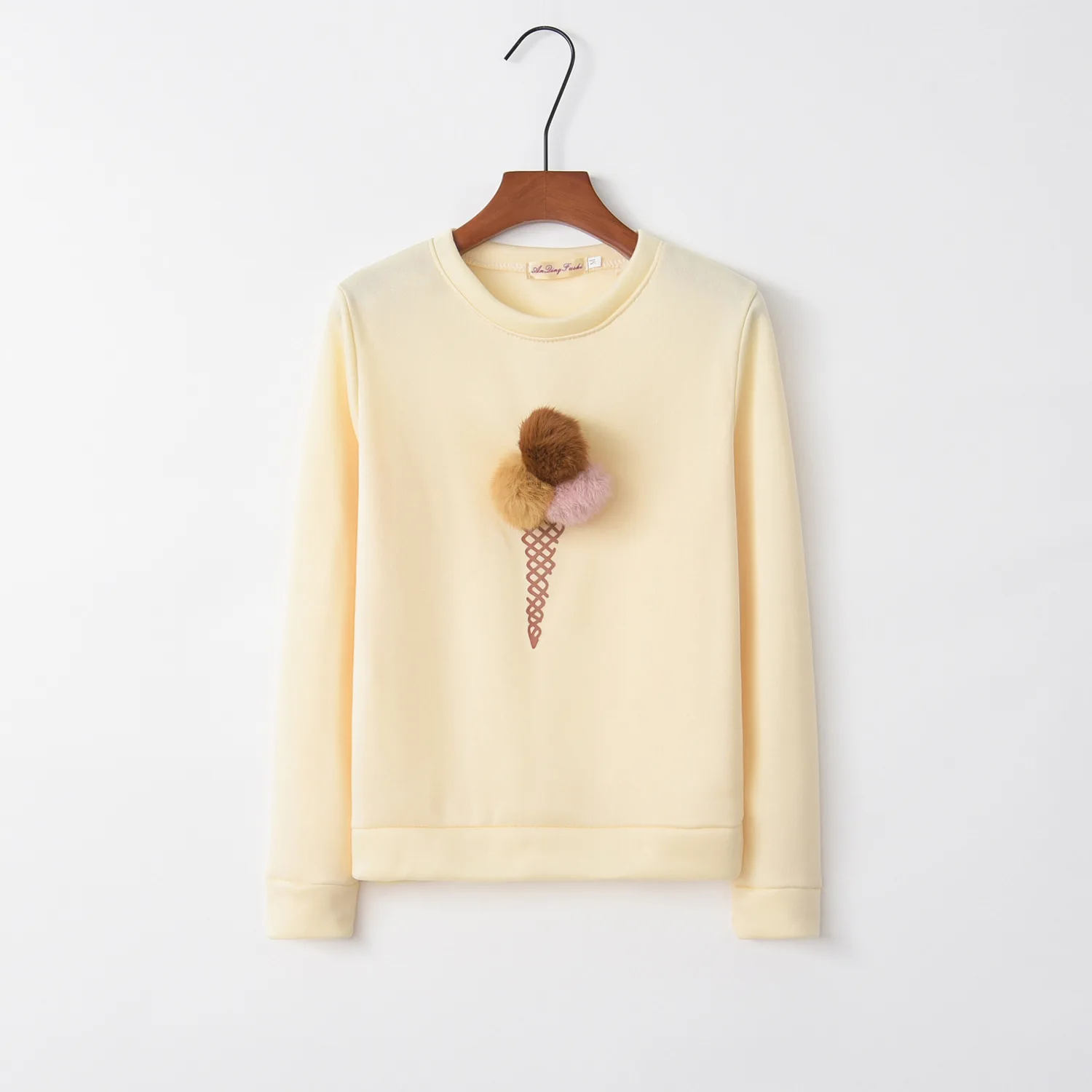 Мороженое Синий 2020 новый дизайн распродажа толстовки Женская Повседневная Harajuku