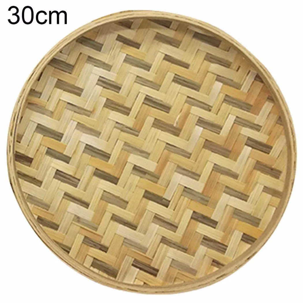

1*Bamboo Sieve Handmade Round Bamboo Weaving Sieve Fruit SeedsTea Basket Storage Organ Suitable For Holding Fruit, Dry Food
