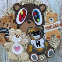 large embroidery big bear cartoon patches for clothing garment accessory ca 33