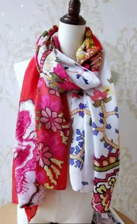 Прозрачный desigual женский длинный красный шарф с геометрическим рисунком, осень-весна, Испанский Дизайн, подарки на день рождения - Цвет: Прозрачный