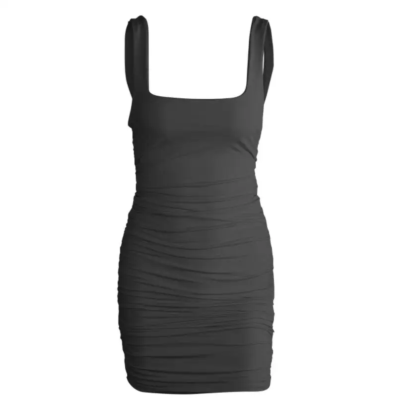 

Nightclub sexy tight skirt strappy backless woman party dress #20