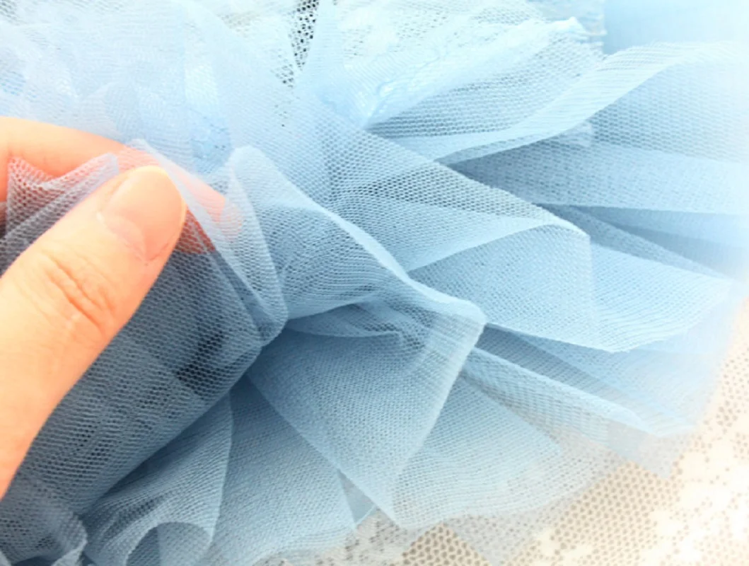 Free Shipping Handmade Dog Dress Pet Clothes Sexy Higher-Ups Senior Haze Blue Hollow Out Bud Silk Soft Yarn Princess Cat Tutu | Дом и сад