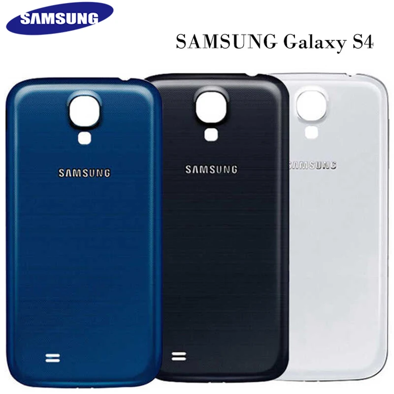 Оригинальная задняя крышка батарейного отсека Samsung Galaxy S4 i9500 Mini i9190 со стеклянным