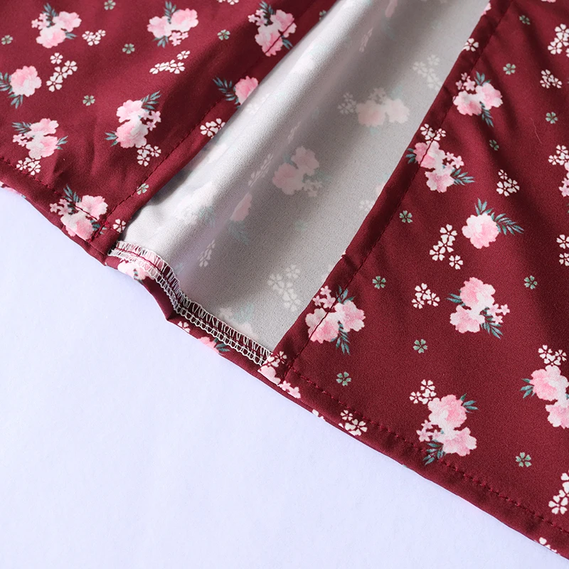 

YICIYA 2021 summer Fashion new women's clothing Classical elegant Floral High split Slim fit buttocks sexy Low-cut dress