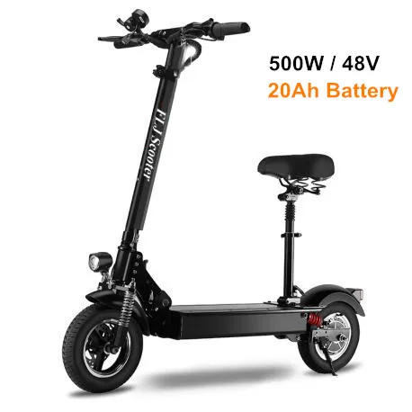 500W 20AH FLJ 1200 Вт 500 Вт Электрический скутер для взрослых с сиденьем складной самокат Ховерборд скейтборд велосипед электрический велосипед - Цвет: 500W 20AH