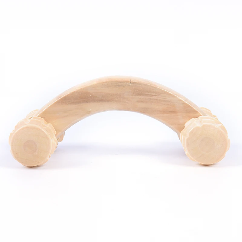 

1pc Health Care Wooden Handheld Body Roller Massager Body Multi Style Solid Wood Full-body Four Wheels Car Roller Massage