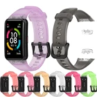 Браслет BEHUA для Honor Band 6 ремешков для Huawei Band 6 лент прозрачный ремень замена спортивный браслет аксессуары Correa