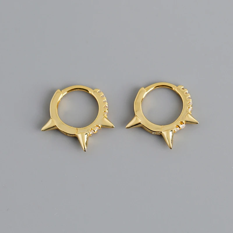 Женские серьги-гвоздики с заклепками серебро 925 пробы | Украшения и аксессуары