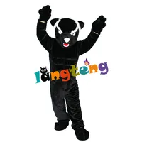 834 Black Leopard Panther Mascot Costumes Cosplay Cartoon Fancy Dress Character Holiday