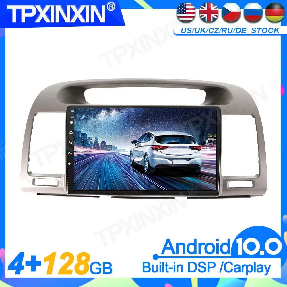 Автомобильный мультимедийный плеер 128 ГБ для Toyota Camry 2002 2003 2004 2005 2006 автомобильное