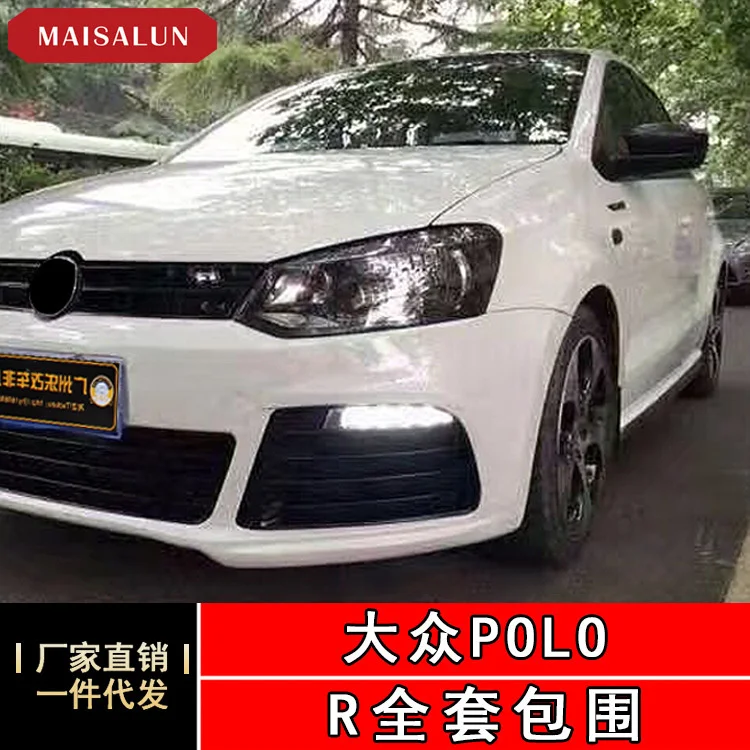 

Applicable to Polo Volkswagen r Full Set Modified Large Enveloping Pp Injection Molding Front Bar，Rear Lip
