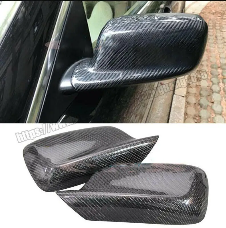For BMW E46 Coupe & BMW E65 E66 Real Carbon Fiber Tape-on Side Mirror Covers