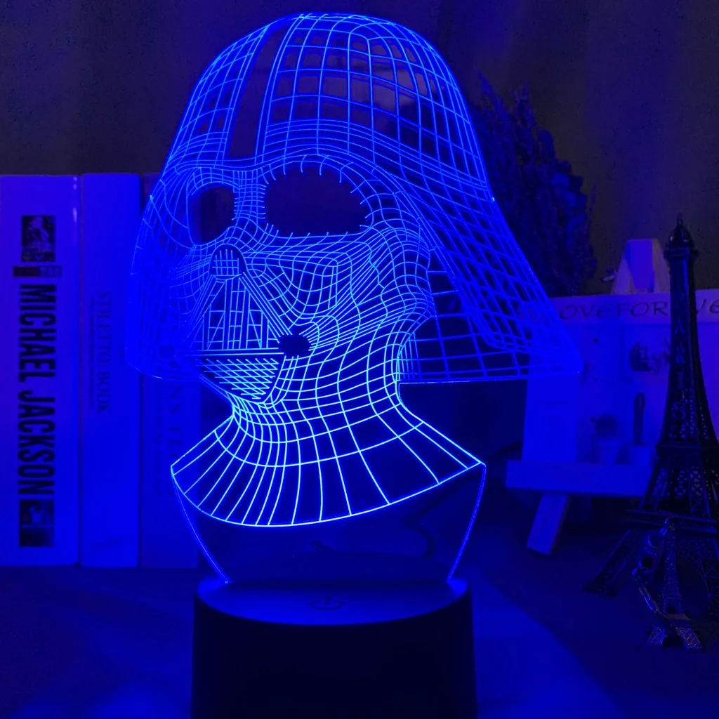 3d светодиодный ночсветильник Звездные войны (лицо Дарта Вейдера) украшение для