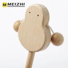 MEIZHI детская игрушка погремушка пазл Курочка деревянная