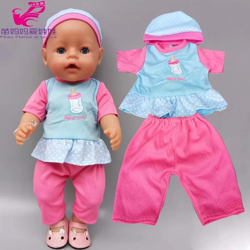 

43cm new born Baby Doll clothes red zipper hooded coat 18 Inch American OG girl Doll jacket