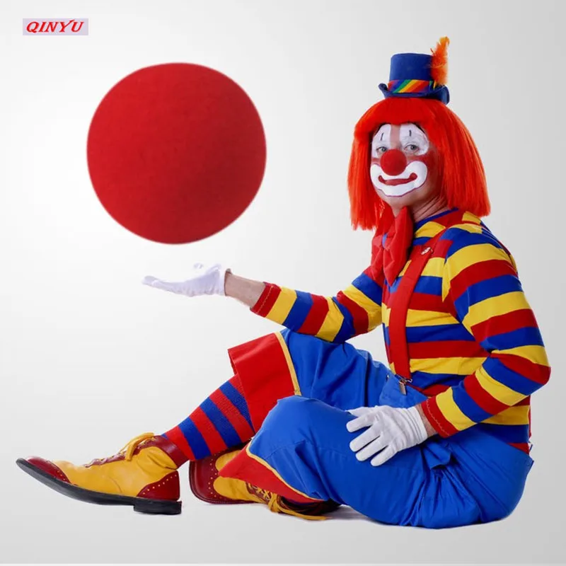 Comic Party Supplies Fun Red Nose Foam Circus Clown Halloween Accessories Costume Magic Dress 5z | Дом и сад