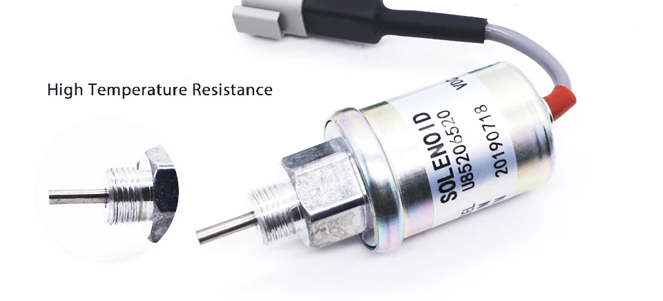 12V Электромагнит останова U85206520 для перкинс 2306 серии 404C-22/404D-22g 403C-11 12V 35107U/hp35107U