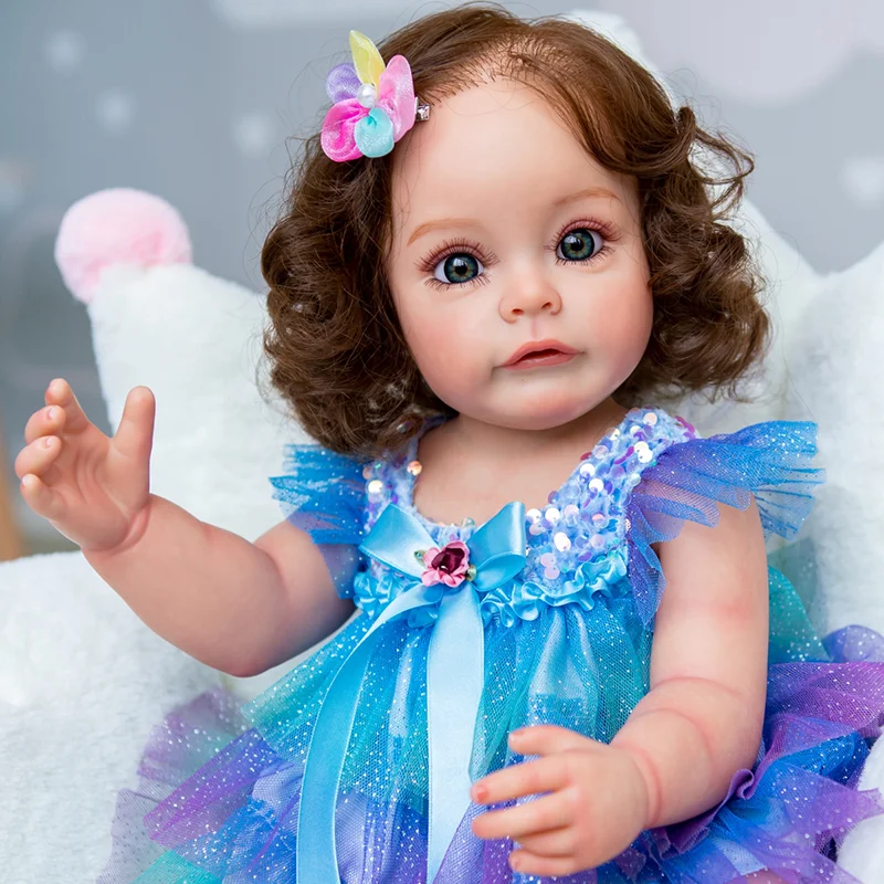 Кукла реборн силиконовая водостойкая 55 см | Игрушки и хобби