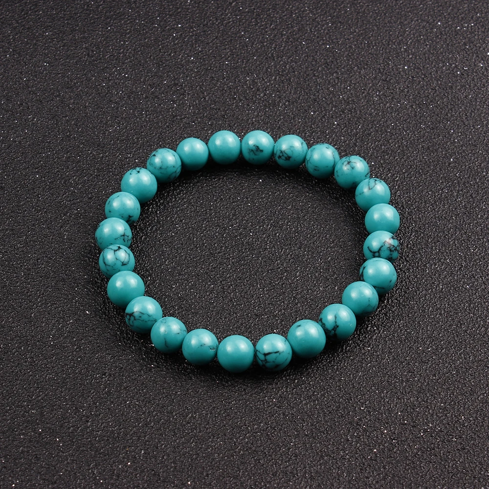 Women Yoga Chakra Bracelets Classic Matte Amazonite Stone Strand Bracelet Men Beaded Charm Handmade Jewelry Wholesale | Украшения и