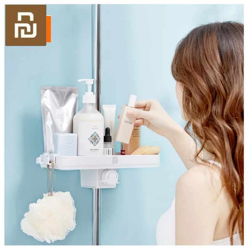 Youpin Dabai Portable Bathroom Showers Storage Rack Towel Hanging Shelf DIY Organization with Hook | Электроника