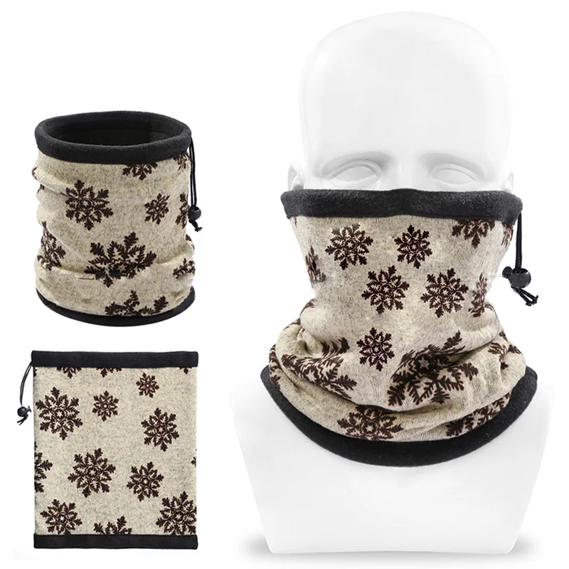 

Winter Cycling Headwear Fleece Neck Tube Ear Warmer Cap Running Mask Bicycle Bandana Sports Scarf Face Mask Headband Magic Scarf