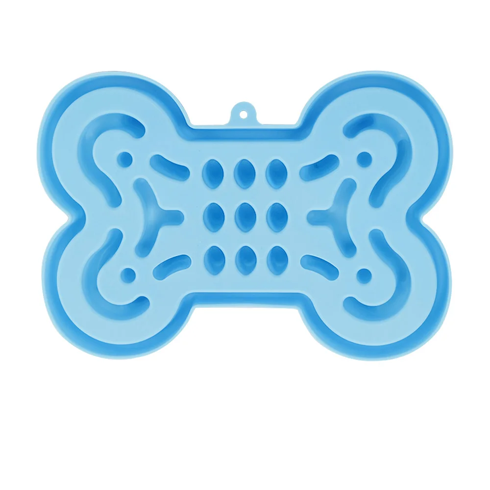 

Pet Dog Bowl Healthy Soft Rubber Slow Food Feeder Anti Choke Travel Bowl For Cat Dog Food Feeding