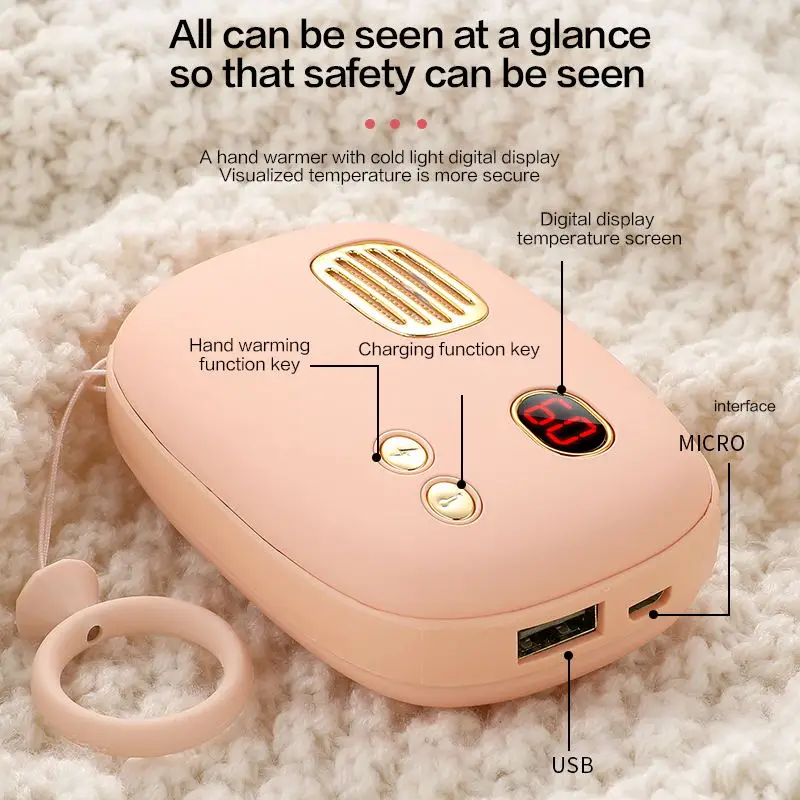 Многоразовый мини-USB-аккумулятор для рук электронный ретро-аккумулятор xiaomi huawe