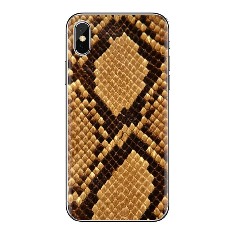 python yellow gold Art Snake Viper For Xiaomi Redmi 4A S2 Note 3 3S 4 4X 5 Plus 6 7 6A Pro Pocophone F1 TPU Transparent Bag Case |