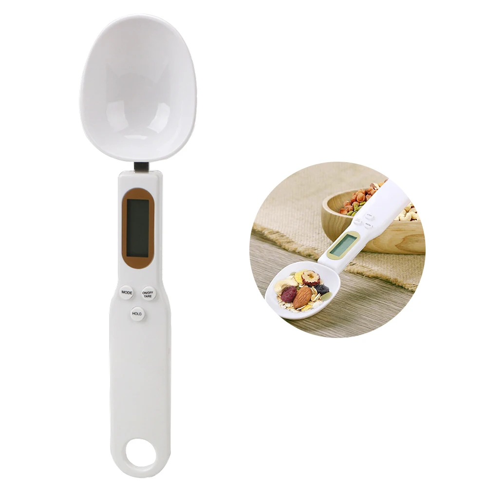 

Kitchen Measuring Spoon Electronic Digital Spoon Scale 500g/0.1g LCD Display Digital Mini Kitchen Scales Baking Supplies