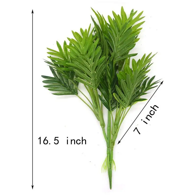 Ярко искусственные растения Пальмовая зелень дерево для домашнего декора сад