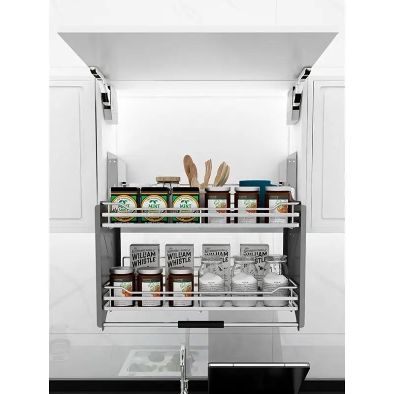 Cosina De Cocina Despensa Dish Accesorios Organizar Para Armario Hanging Rack Cuisine Organizer Kitchen Cabinet Storage Basket | Дом и сад