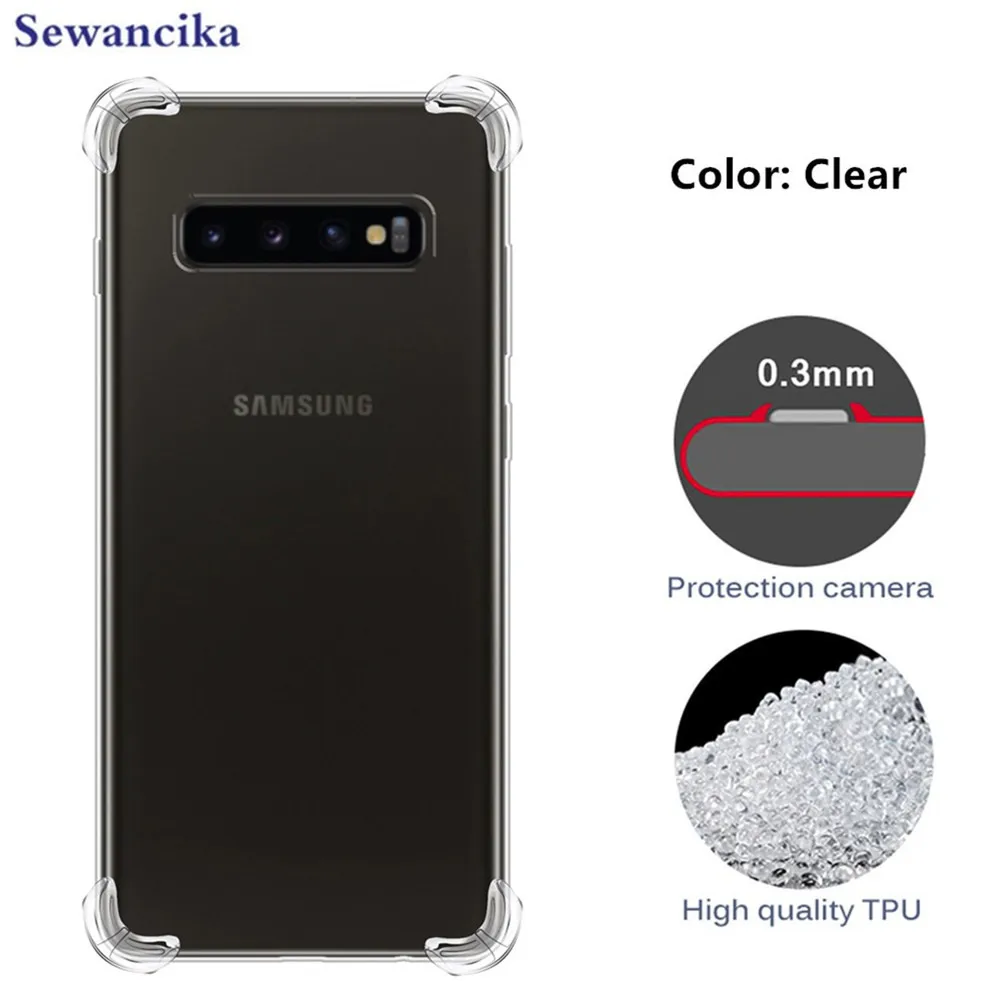 Чехол для телефона Samsung Galaxy S10e (5 8 дюйма)/ S10 Lite мягкий силиконовый чехол из ТПУ S9