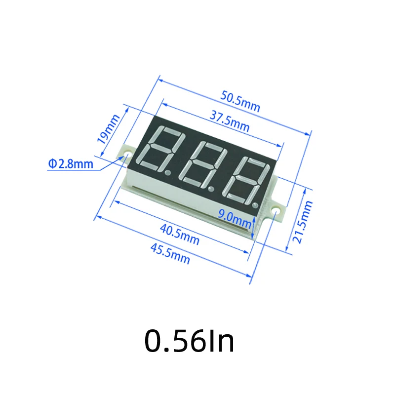DIY цифровой мини-дисплей вольтметр модуль DC4.5V-30V тестер напряжения панельный прибор для мотоцикла автомобиля.