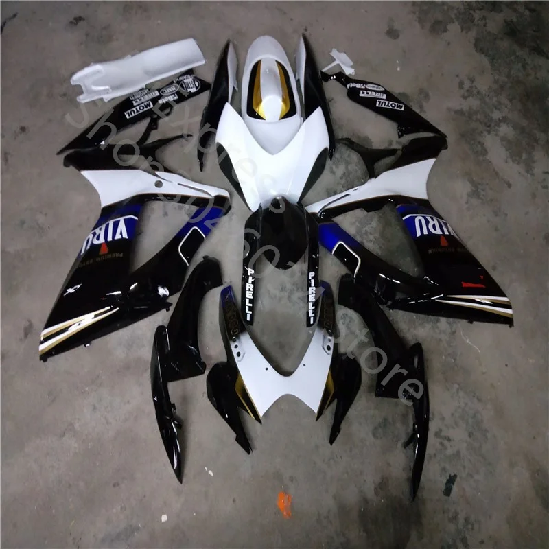 

Custom Fairing For GSXR600 750 06-07 GSXR 750 06 07 GSXR 600 R750 K6 2006-2007 2006 2007 for Suzuki black white blue Fairing