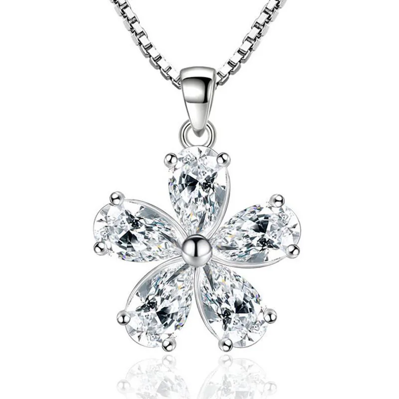 Романтическое ожерелье с цветами корейский тренд кулоном для женщин ювелирное