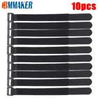 Галстук велосипедный многоразовый, нейлоновый, 2 х50 см, 10 шт.