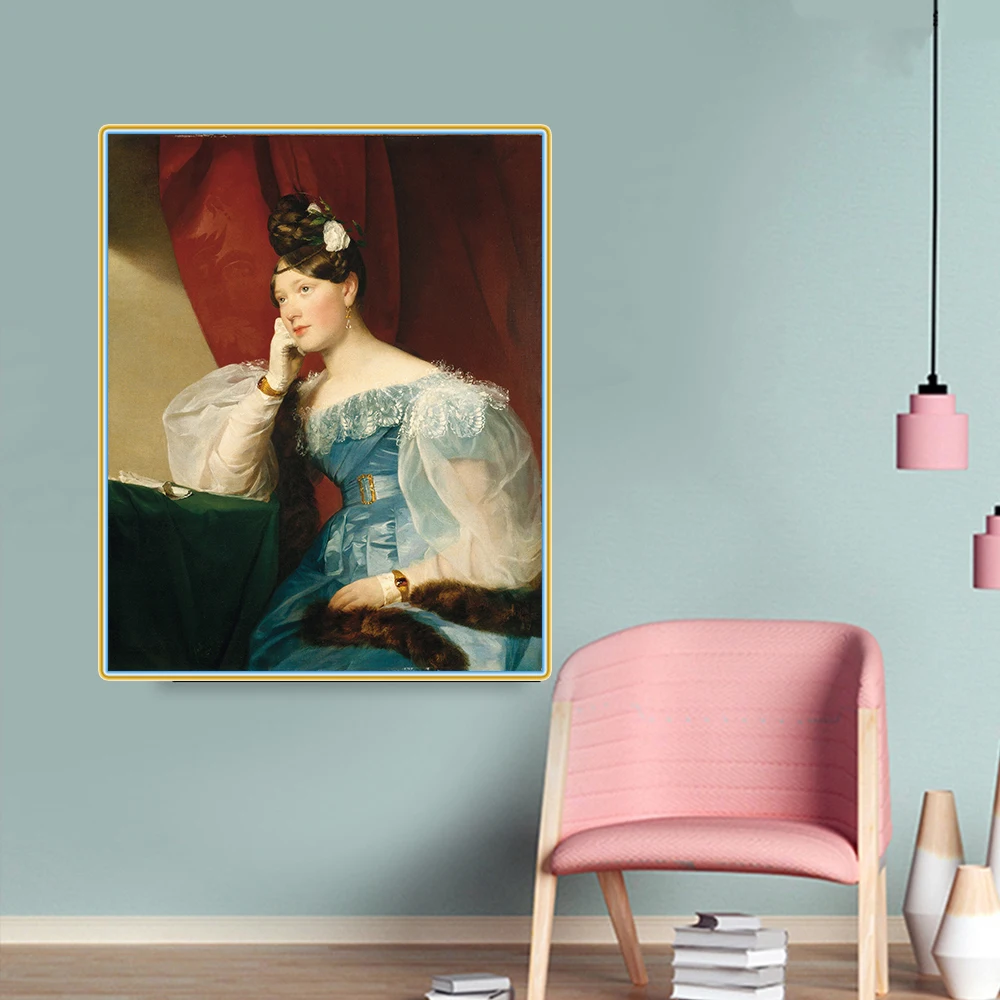 Цитон холст искусство Масляная живопись Фридрих фон амерлинг Julie Джули война Poster