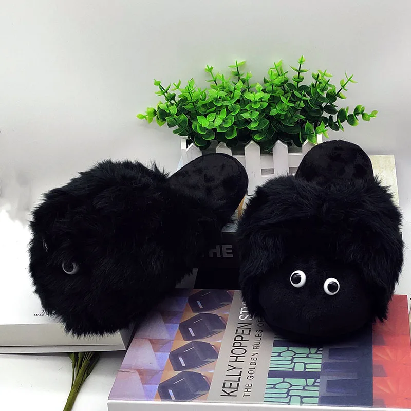 Cute Animal Slipper For Women Girls Fashion Kawaii Fluffy Winter Warm Slippers Woman Cartoon House Slippers Funny Shoes Gift
