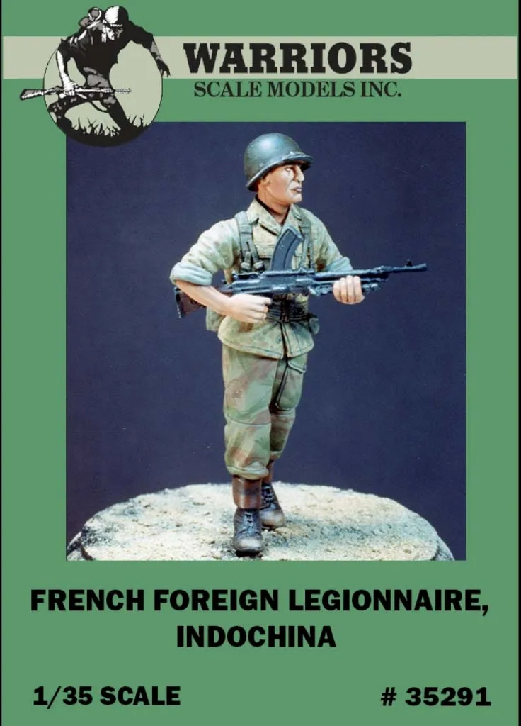 1/35 French Foreign Legionnaire Iddochina Resin Figure WARRIORS #35291 Unassembled Uncolored