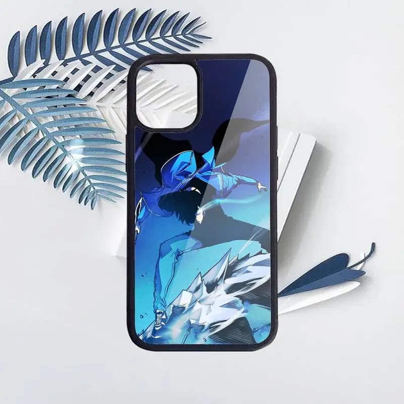 

solo leveling anime manga Phone Case PC for iPhone 11 12 pro XS MAX 8 7 6 6S Plus X 5S SE 2020 XR Luxury brand shell funda