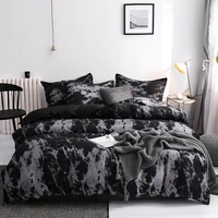 duvet cover set stone leopard swallow geometric print luxury black bedding set pillowcase quilt cover funda edredon 200x200 king