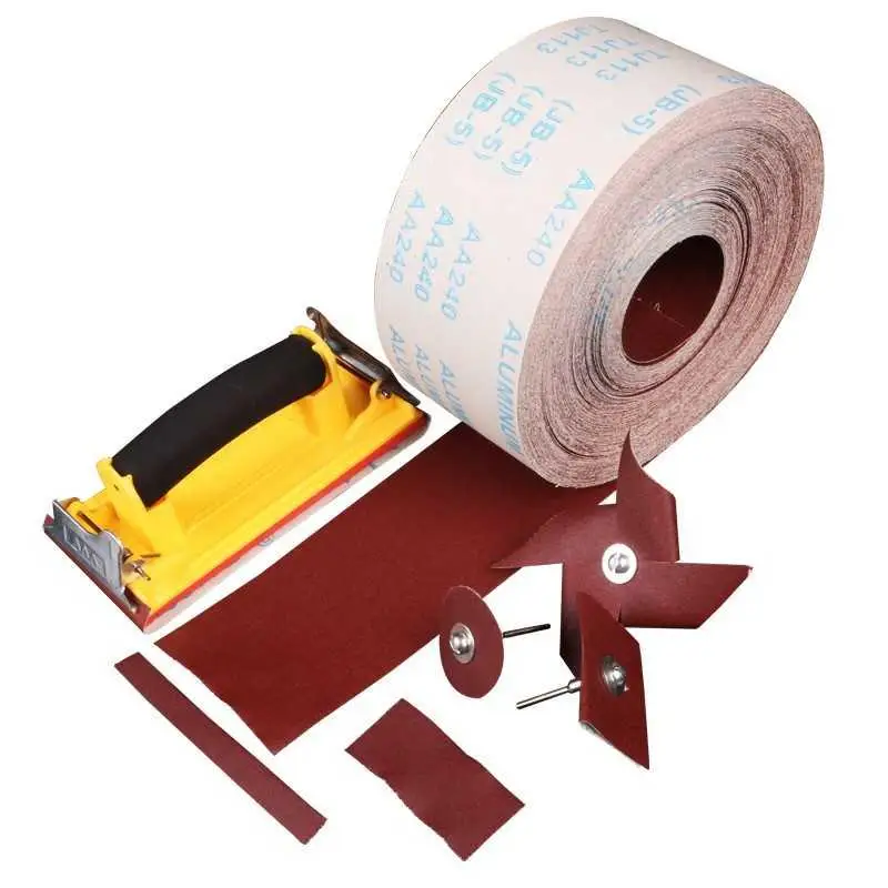 Универсальный держатель наждачной бумаги ручной ремень шлифовальный станок